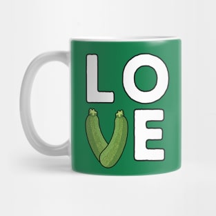 I Love Zucchini Zucchini Lover Mug